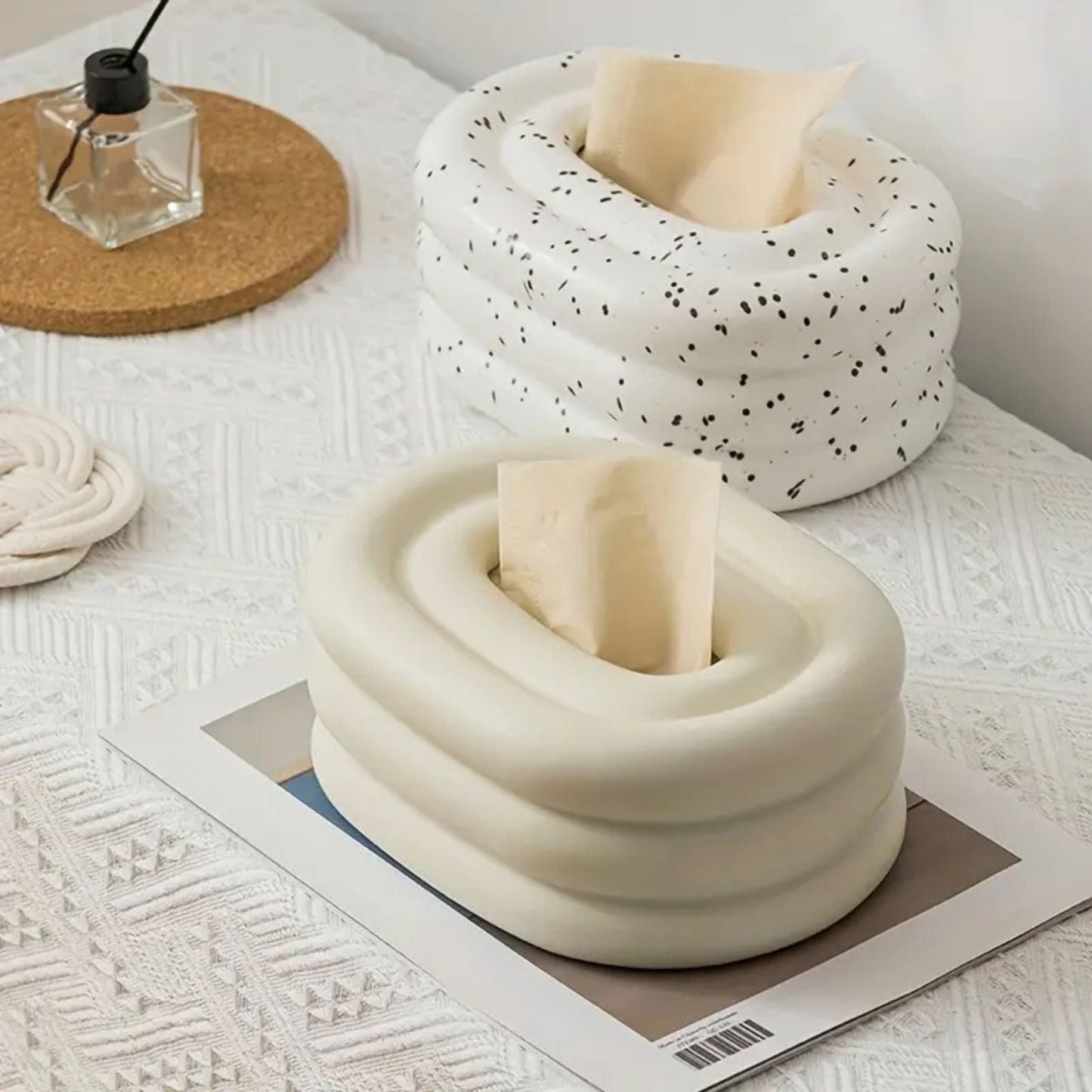 Tissue Box Ceramic Wind Ring Design