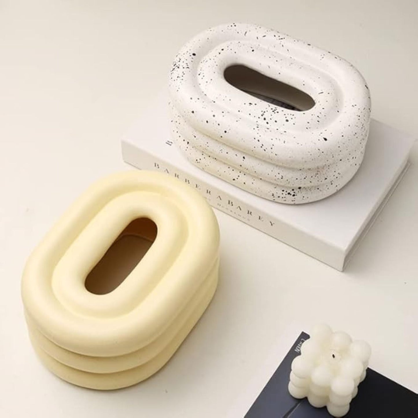 Tissue Box Ceramic Wind Ring Design