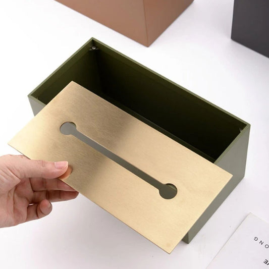 Tissue Box Holder Iron Minimalist Design