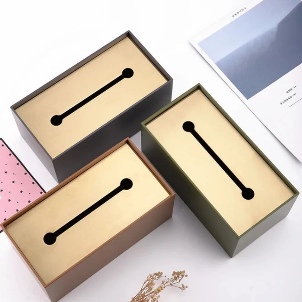 Tissue Box Holder Iron Minimalist Design