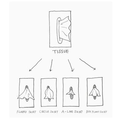 Tissue Box Plastic Playful Rock Design