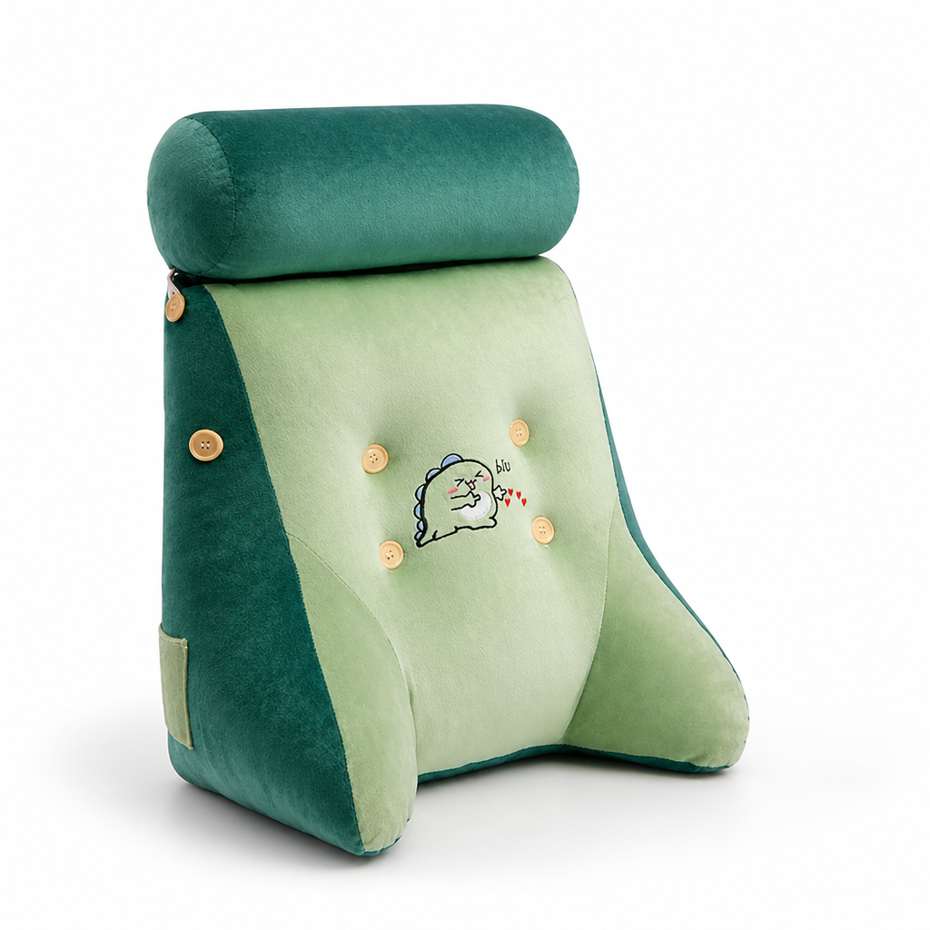 Toast-Shaped Cotton Plush Seat Pillow
