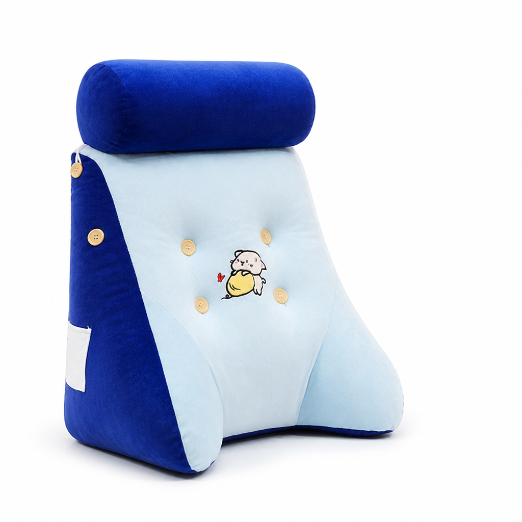 Toast-Shaped Cotton Plush Seat Pillow