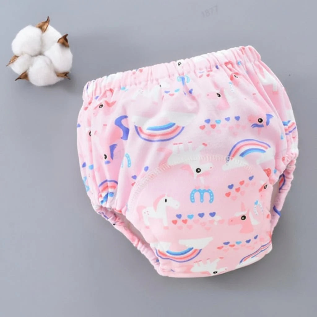 Toddler Potty Training Pants Cotton Washable Leak-Proof Insert