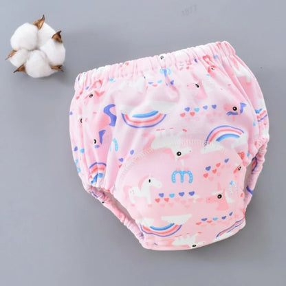 Toddler Potty Training Pants Cotton Washable Leak-Proof Insert