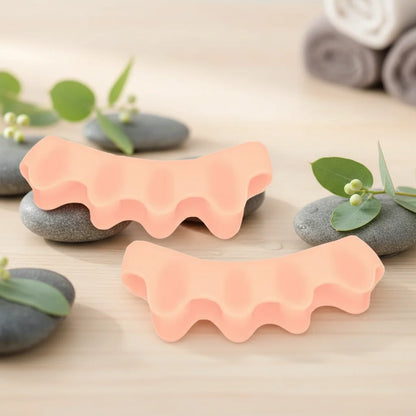Toe Separators Soft Silicone Washable & Reusable Pair