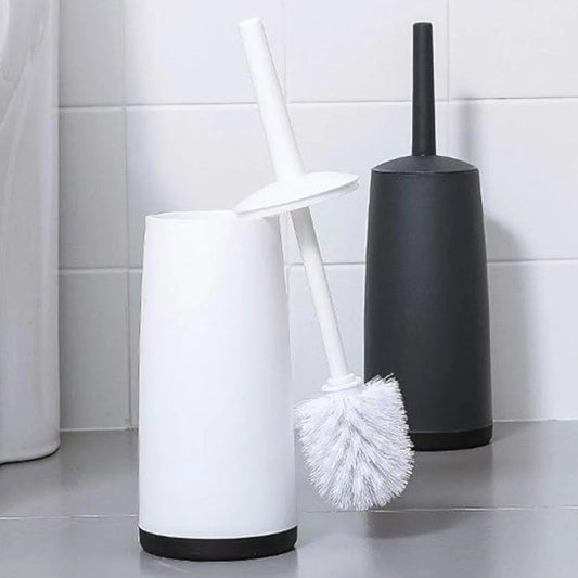 Toilet Brush No-Dead-Corner Scrubber Hidden Holder