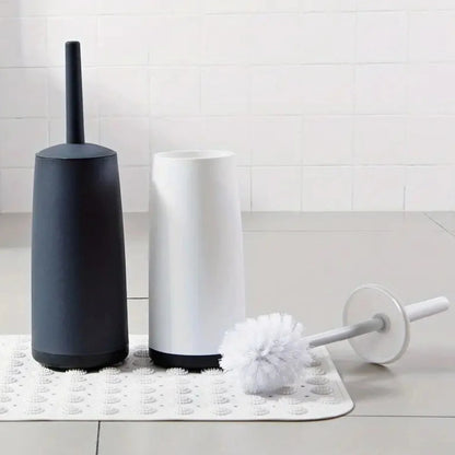 Toilet Brush No-Dead-Corner Scrubber Hidden Holder