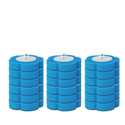 Toilet Brush Set Disposable Replaceable Heads Long Ergonomic Handle