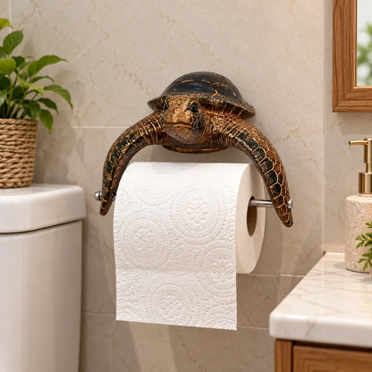 Toilet Paper Holder Coastal Sea Creature Wall-Mount