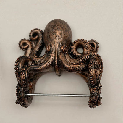 Toilet Paper Holder Coastal Sea Creature Wall-Mount