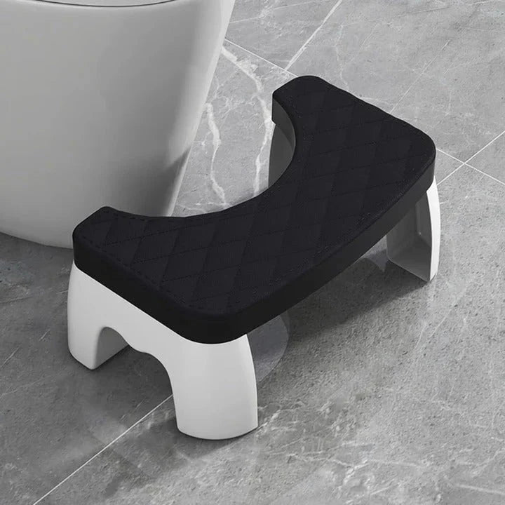 Toilet Stool Ergonomic Squatting Design Non-Slip Surface Compact Storage