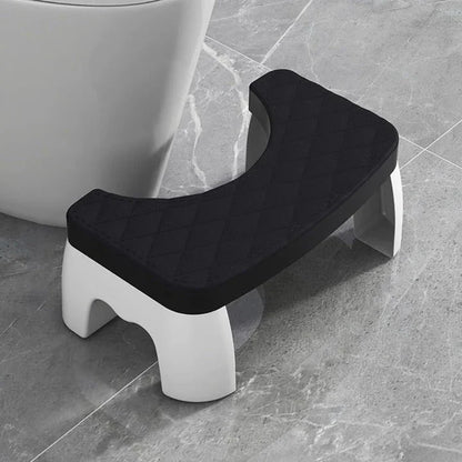 Toilet Stool Ergonomic Squatting Design Non-Slip Surface Compact Storage