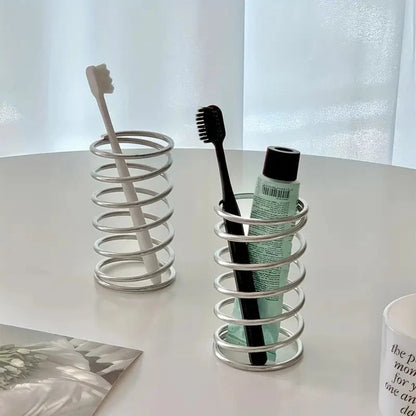 Toothbrush Holder Stainless Steel Spiral Ventilated