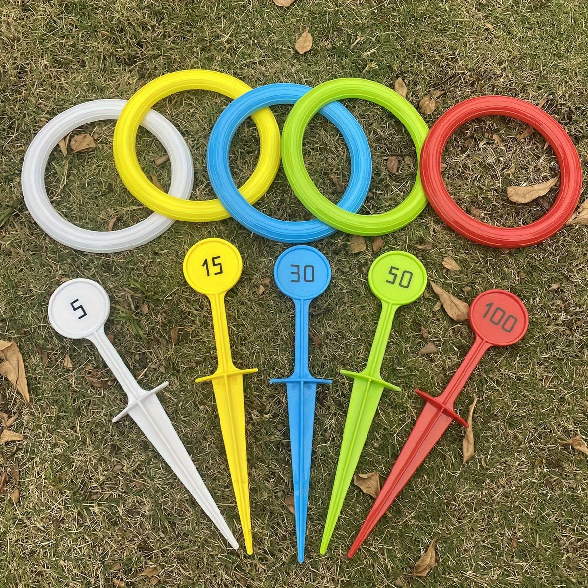 Tossing Game Colorful Rainbow Portable Durable Fabric