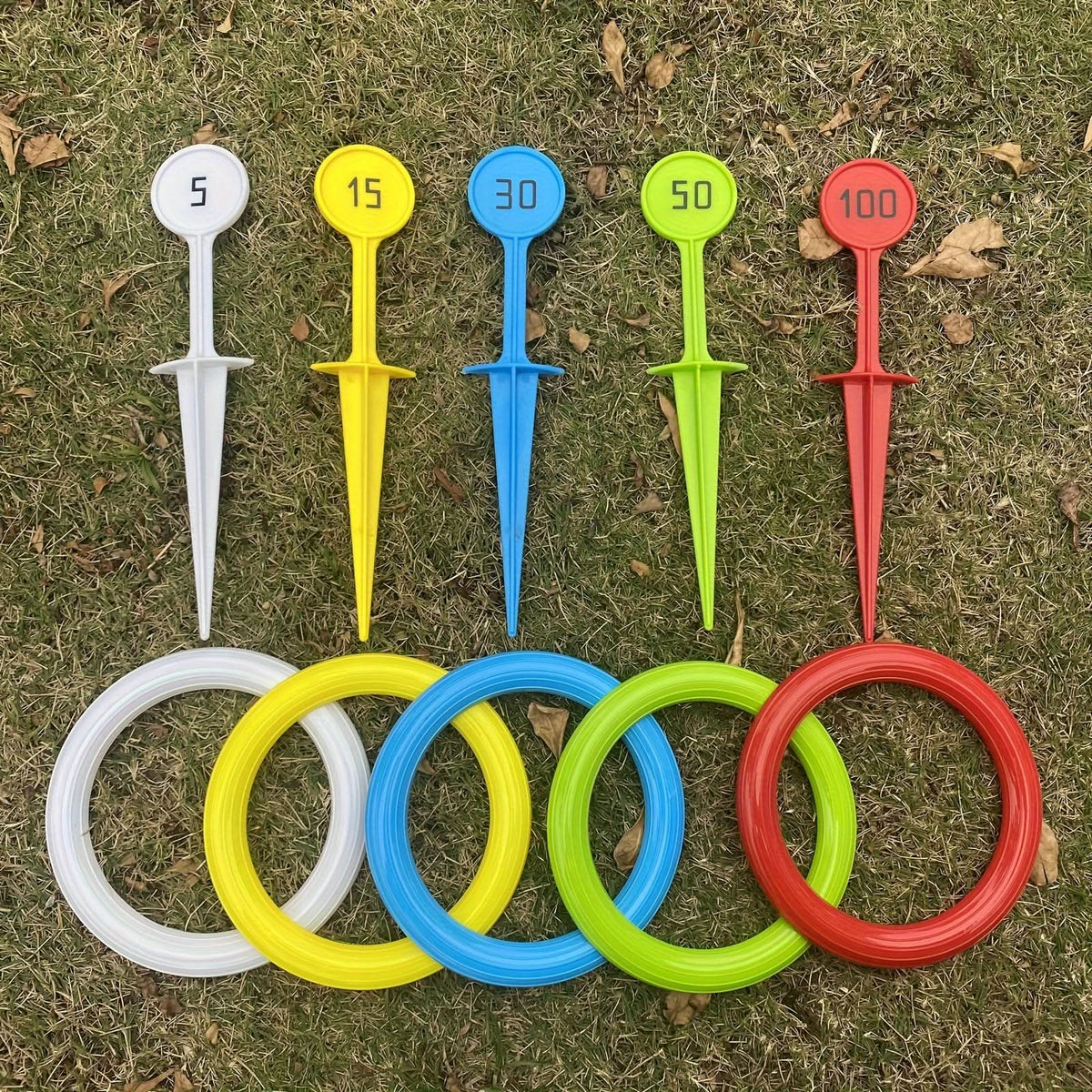 Tossing Game Colorful Rainbow Portable Durable Fabric