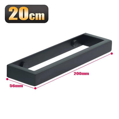 Towel Holder Wall-Mounted Stainless Steel Matte Black
