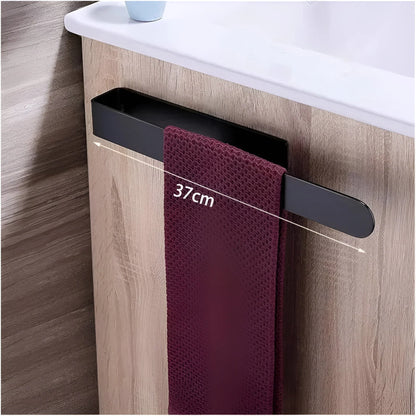 Towel Rack Wall-Mounted Stainless Steel Space-Saving