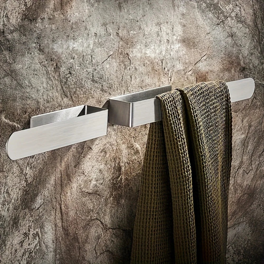 Towel Rack Wall-Mounted Stainless Steel Space-Saving