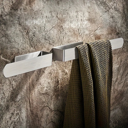 Towel Rack Wall-Mounted Stainless Steel Space-Saving