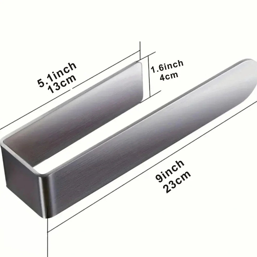 Towel Rack Wall-Mounted Stainless Steel Space-Saving