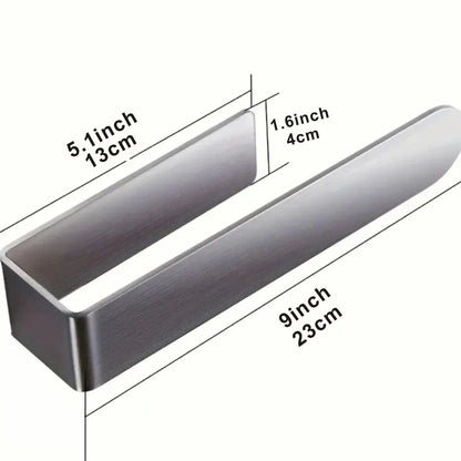 Towel Rack Wall-Mounted Stainless Steel Space-Saving