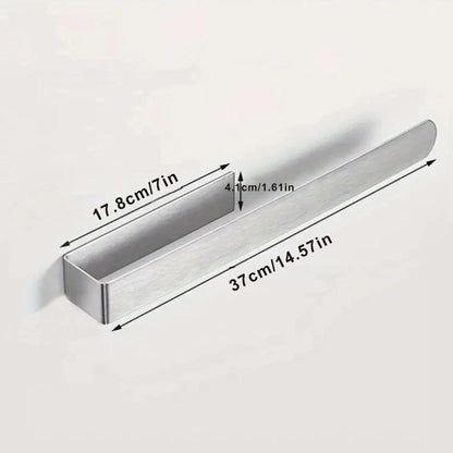 Towel Rack Wall-Mounted Stainless Steel Space-Saving