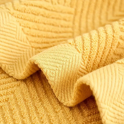 Towel Set 100% Cotton Plush Z-Weave 6-Piece