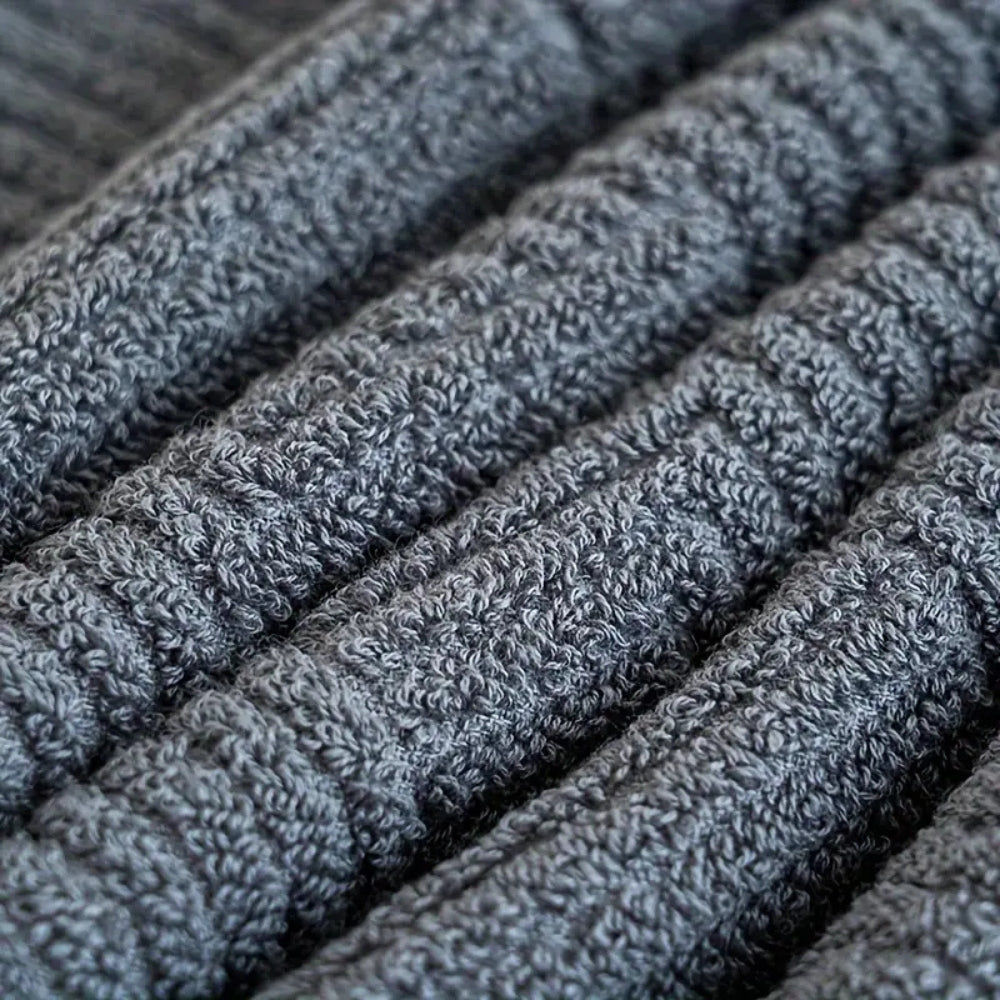 Towel Set 100% Cotton Plush Z-Weave 6-Piece