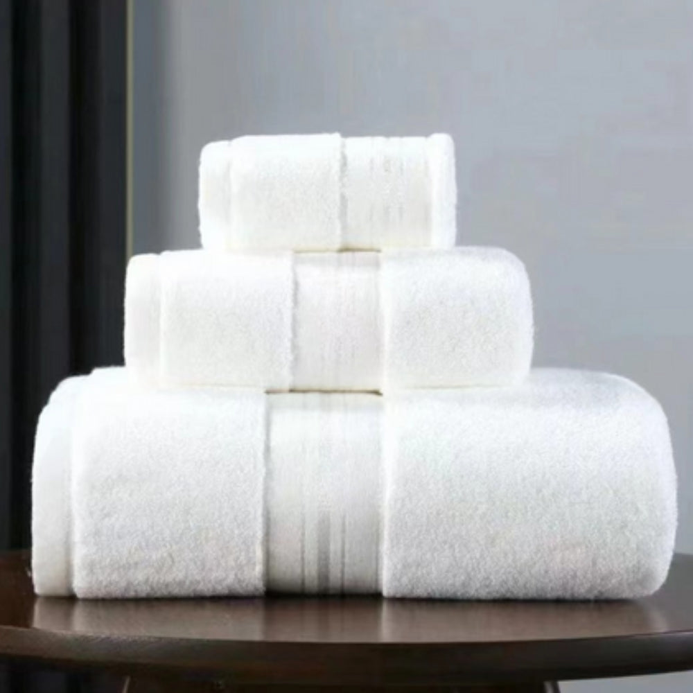 Towel Set 3 Piece Egyptian Cotton Ultra-Absorbent & Quick-Dry