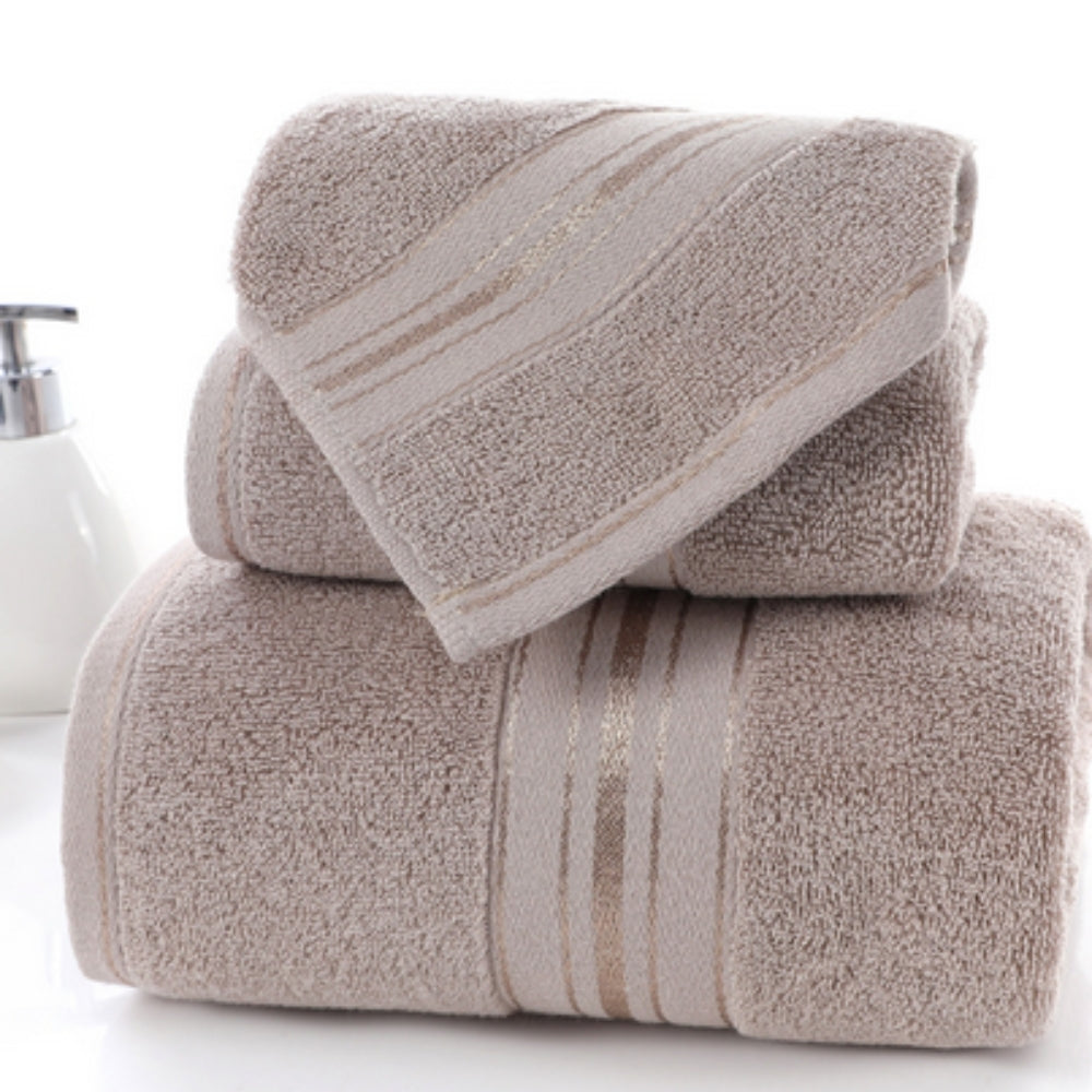 Towel Set 3 Piece Egyptian Cotton Ultra-Absorbent & Quick-Dry