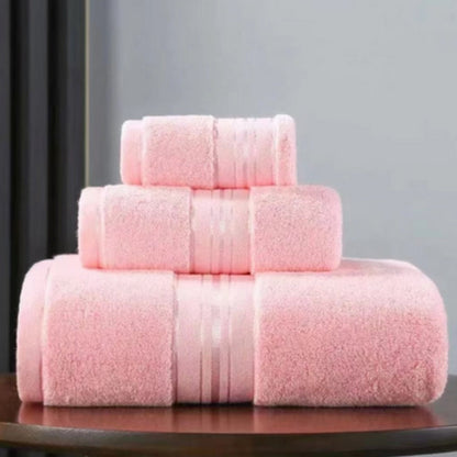Towel Set 3 Piece Egyptian Cotton Ultra-Absorbent & Quick-Dry