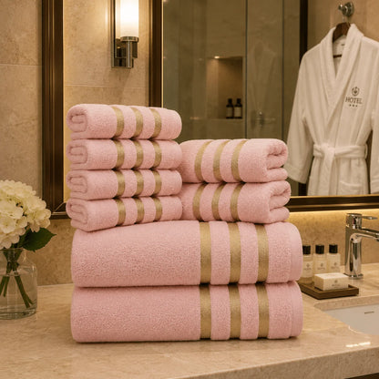 Towel Set Soft Highly Absorbent 8-Piece Set