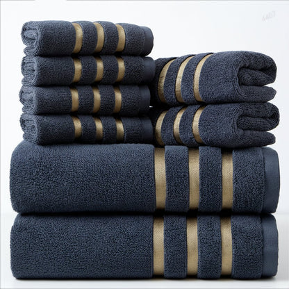 Towel Set Soft Highly Absorbent 8-Piece Set