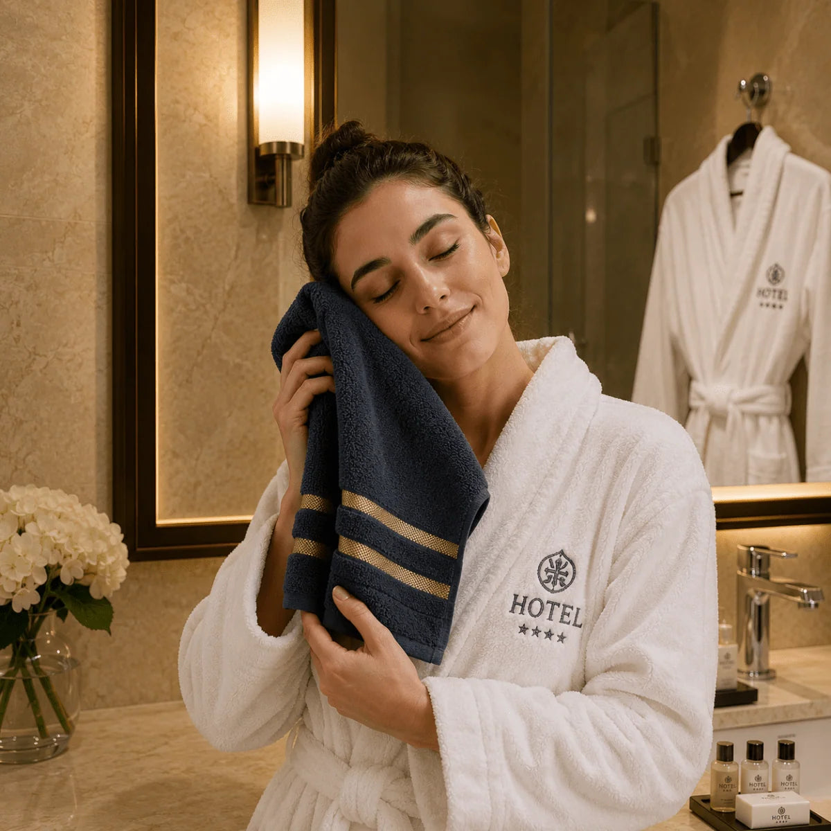 Towel Set Soft Highly Absorbent 8-Piece Set