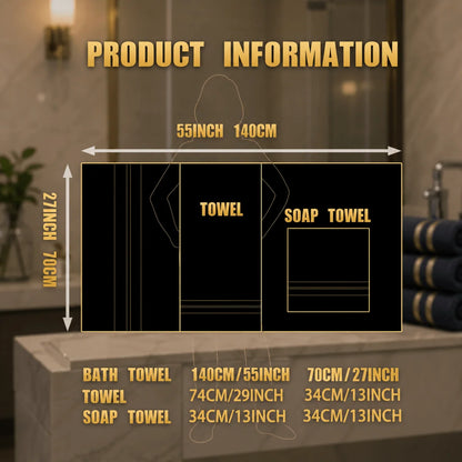 Towel Set Soft Highly Absorbent 8-Piece Set