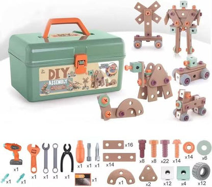 Toy Tool Set ABS Plastic Pretend Play