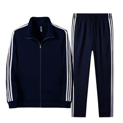 Tracksuit Breathable Polyester Two-Piece Set