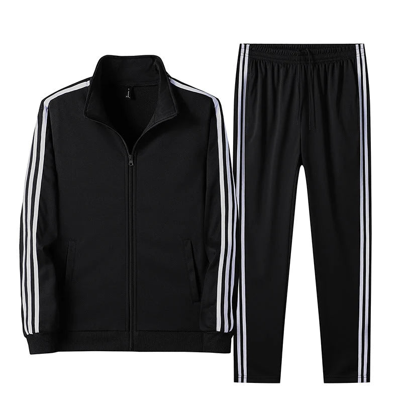 Tracksuit Breathable Polyester Two-Piece Set
