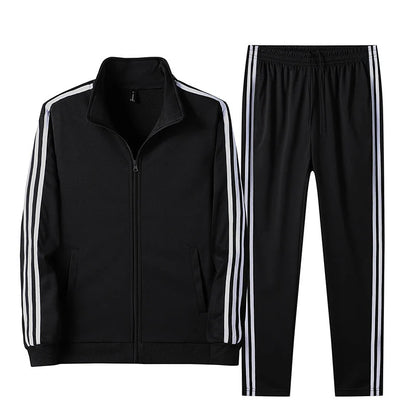 Tracksuit Breathable Polyester Two-Piece Set