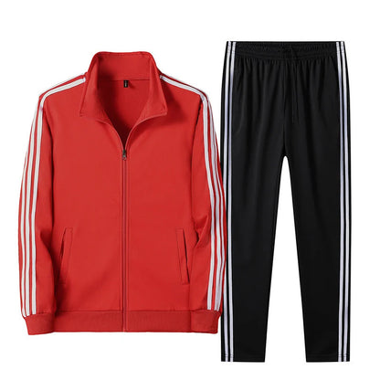 Tracksuit Breathable Polyester Two-Piece Set