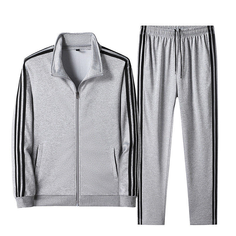 Tracksuit Breathable Polyester Two-Piece Set