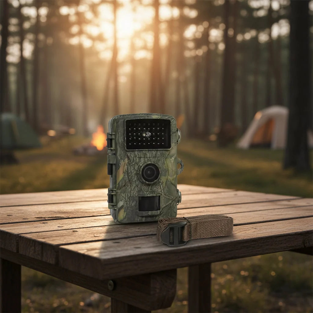 Trail Camera No-Glow Night Vision 1080P HD Video IP66 Weather-Resistant