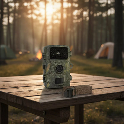 Trail Camera No-Glow Night Vision 1080P HD Video IP66 Weather-Resistant