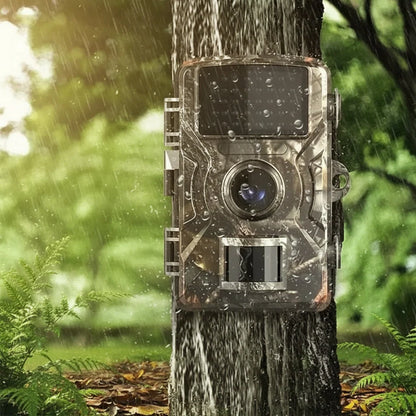 Trail Camera No-Glow Night Vision 1080P HD Video IP66 Weather-Resistant