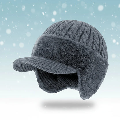 Trapper Hat Double-Layer Insulated Windproof Soft Fur Lining
