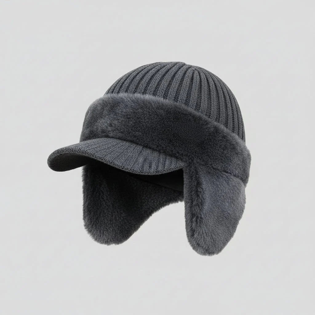 Trapper Hat Double-Layer Insulated Windproof Soft Fur Lining