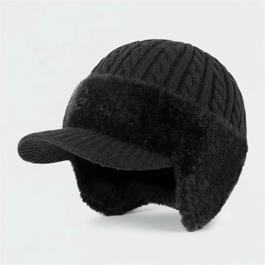 Trapper Hat Double-Layer Insulated Windproof Soft Fur Lining