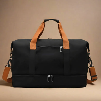 Travel Bag Waterproof Shoe Compartment Wet-Dry Separation