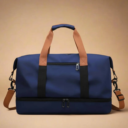 Travel Bag Waterproof Shoe Compartment Wet-Dry Separation